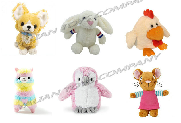 Mini Size Teddy Bear Plush Stuffed Soft Toy Keychains