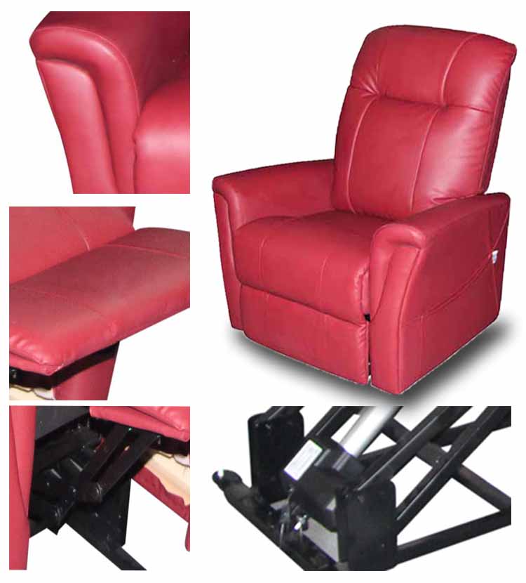 Comfortable Reclining Single Seat Chair Sofa Bed Multipurpose Recliner Chair (A0502-A)