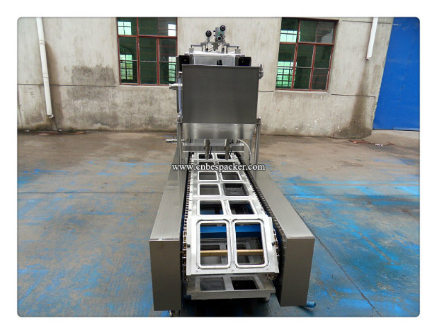 Automatic Linear Type Plastic Juice Cup Sealing Machine