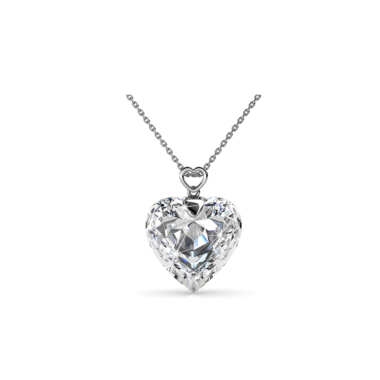 Destiny Jewellery Crystal From Swarovski Cheery Heart Pendant & Necklace