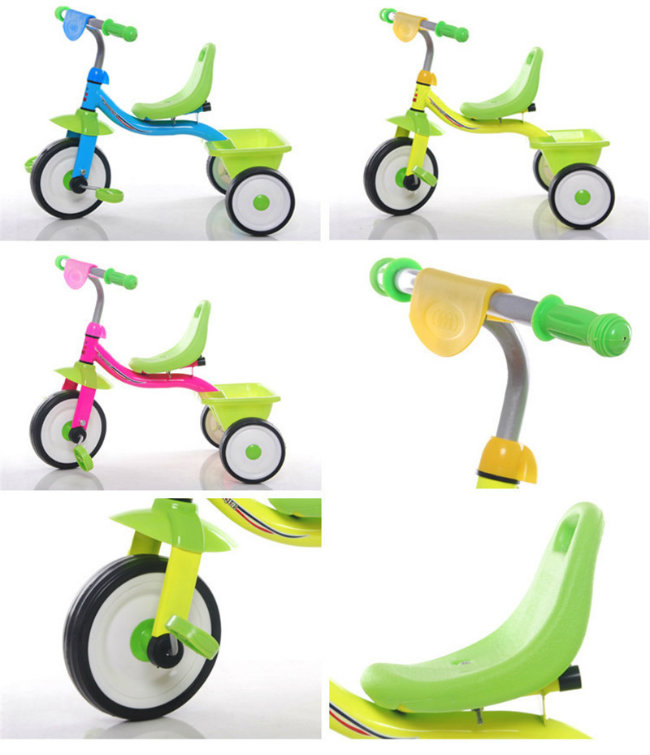 2016 Simple Design Steel Frame 3 Wheels Children Tricycle