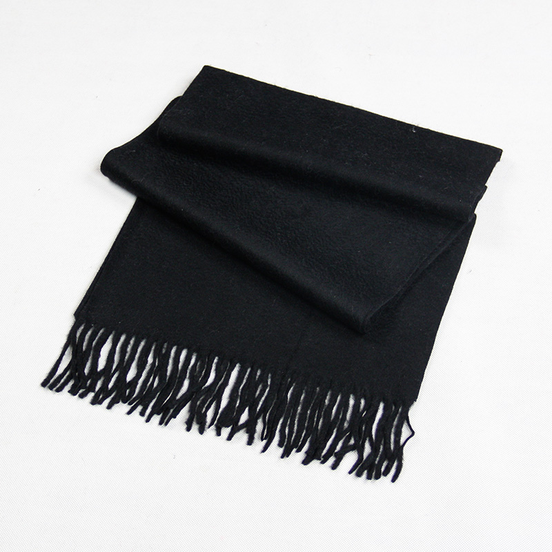 Pure Color Wool Cashmere Scarf for Men and Women CD20al