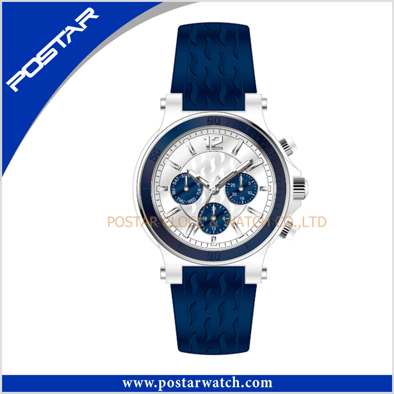 Hot Sell Quartz Waterproof Fashionable Sport Leather Watch