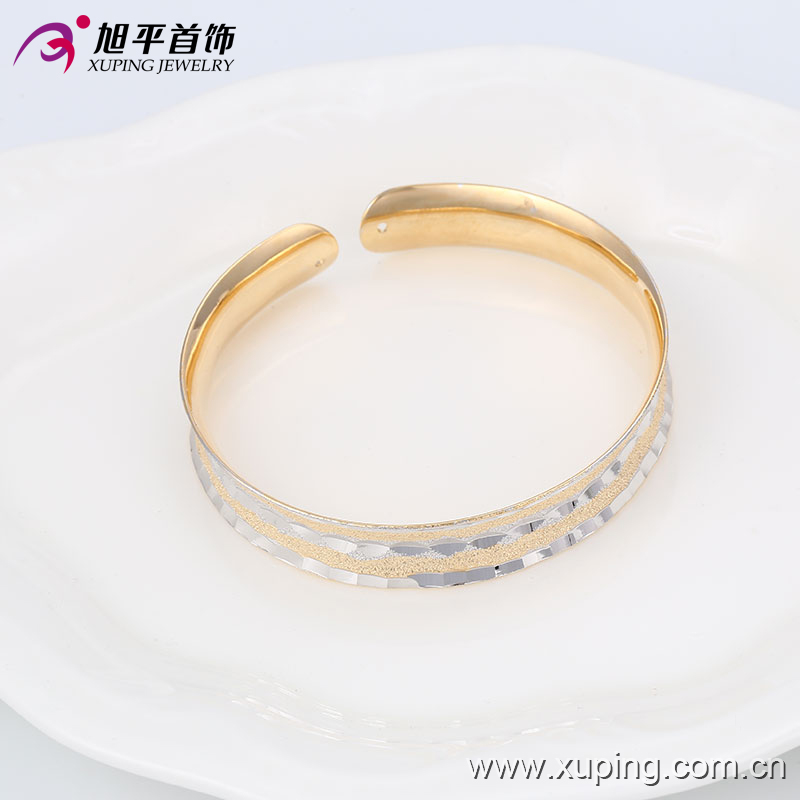 New Fashion Xuping Elegant Simple Multicolor Imitation Jewelry Bangle with in Brass and Alloy 51355