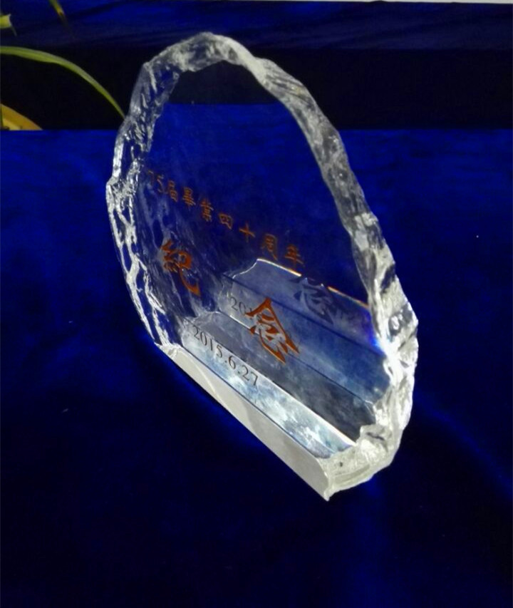 Unique Iceberg Crystal Award and Trophies for Football Sport