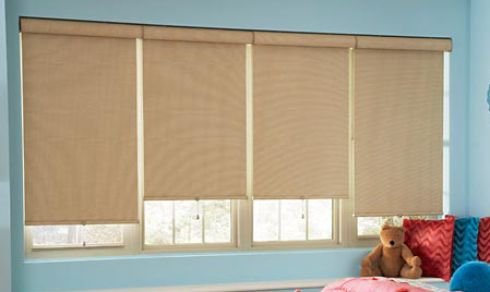 Remote Blackout Electric Roller Blind