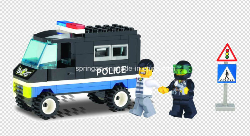 Police Series Designer Convoy Truck 87PCS Block Toys