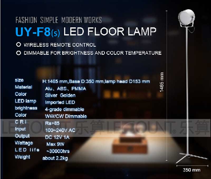 Modern Wireless Remote Controlling LED Floor Light (LFL005)
