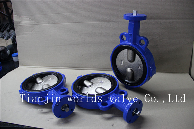 Split Body Wafer Type Butterfly Valve with Replaceable Liner