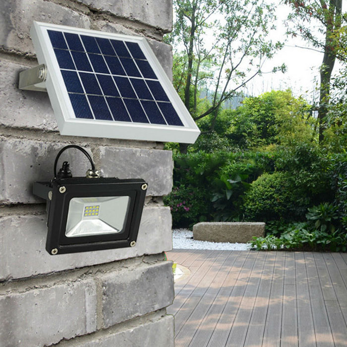 12 LED Outdoor Lighting Solar Power 4000mAh Rechargeable Battery Solar Yard Light Wall Lamp Light