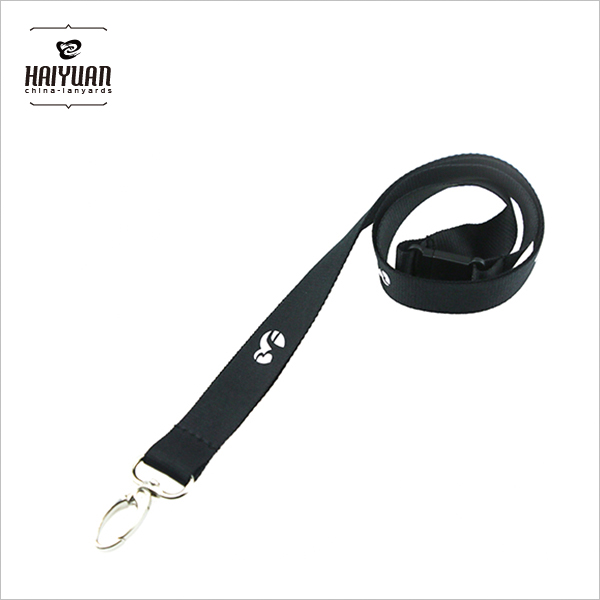 Silk Screen Printing Lanyard with Oval Hook