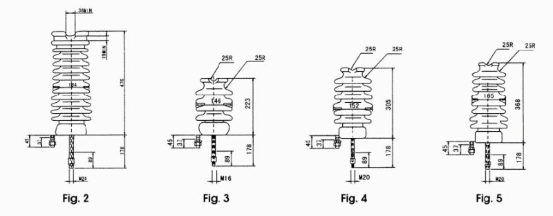 High Voltage Post Porcelain Insulator