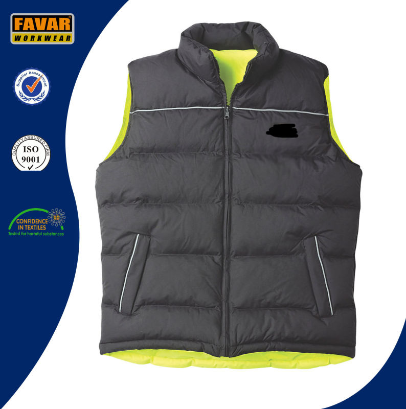 Reversible Yellow/Black Hi-Vis Bodywarmer