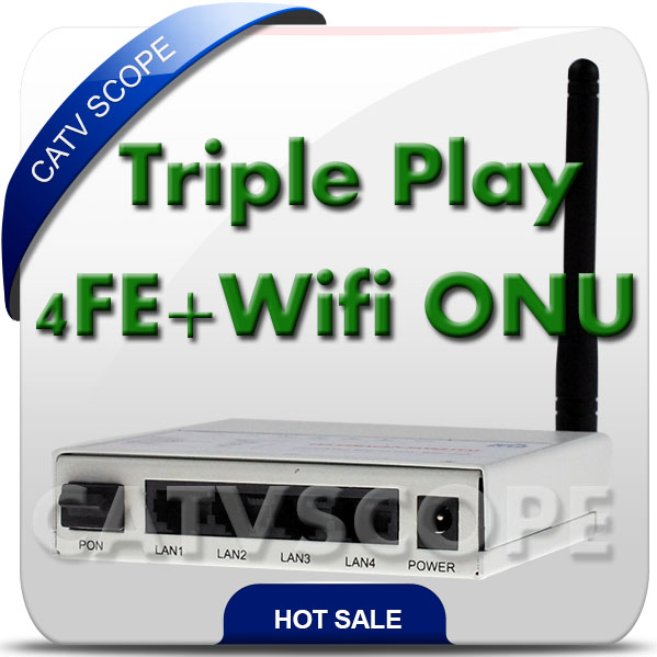 Gepon Tri-Play Network ONU with WiFi