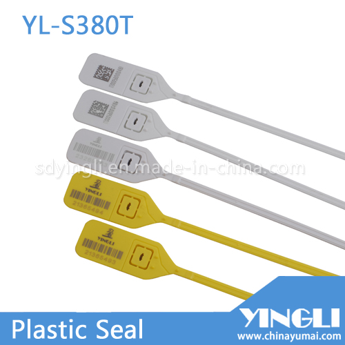 Pull Tight Disposable Customized Plastic Seal Tag (YL-S380T)