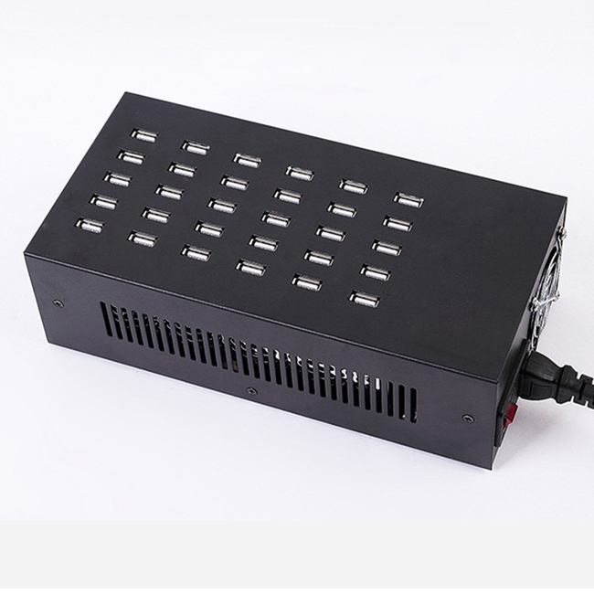 30 Ports 200W USB Charger 5V 1A 2A 2.1A Universal Auto Charging Station