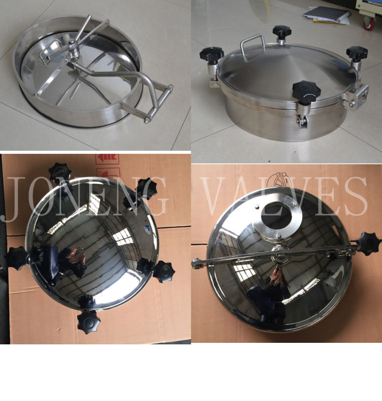 Stainless Steel Non Pressure Round Manhole Cover Manway (JN-ML1001)