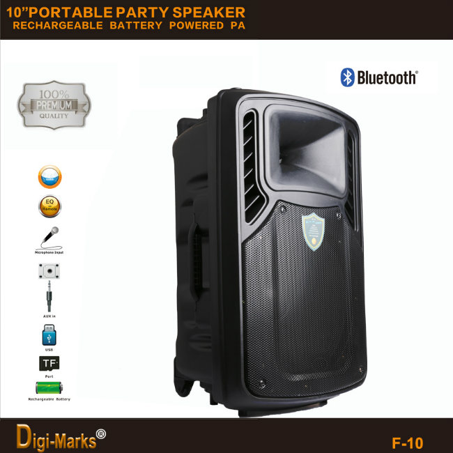 Rechargeable Battery PRO Park Loudspeaker Box Karaoke Bluetooth Portable Speaker