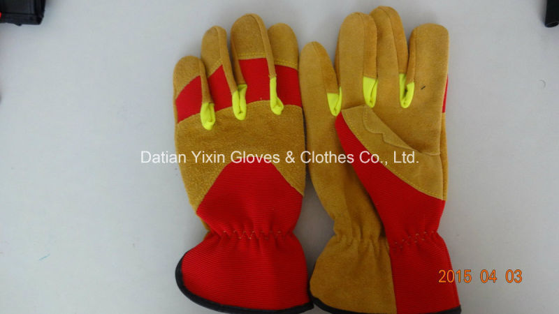 Labor Glove-Working Gloves-Working Leather Glove-Safety Glove-Cow Leather Glove