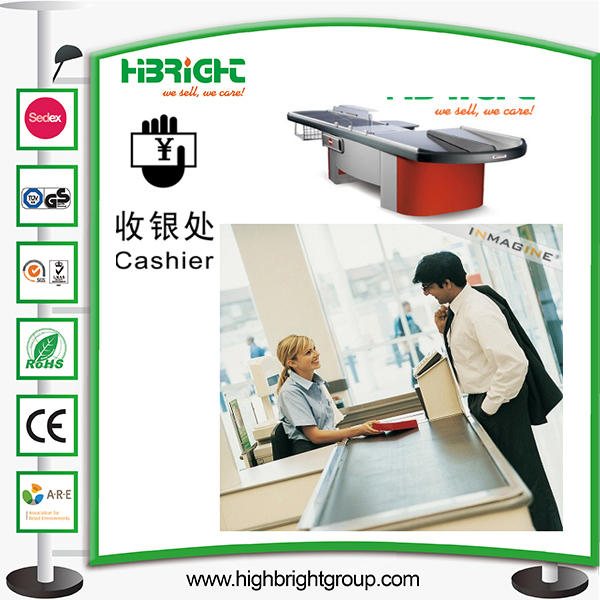 Supermarket Checkout Cashier Counter Table Money Desk