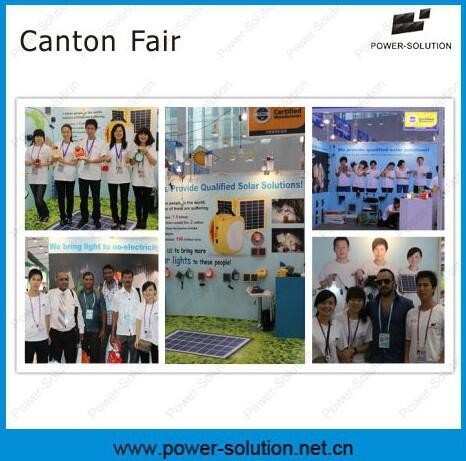 Portable Complete off-Grid Mini Solar Power LED Lighting Solar System Home for Canton Fair