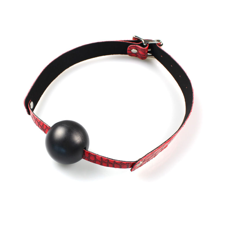 Red Ball Gag Adult Bdsm Leather Bandage Online Shopping Shameless Sex Toy