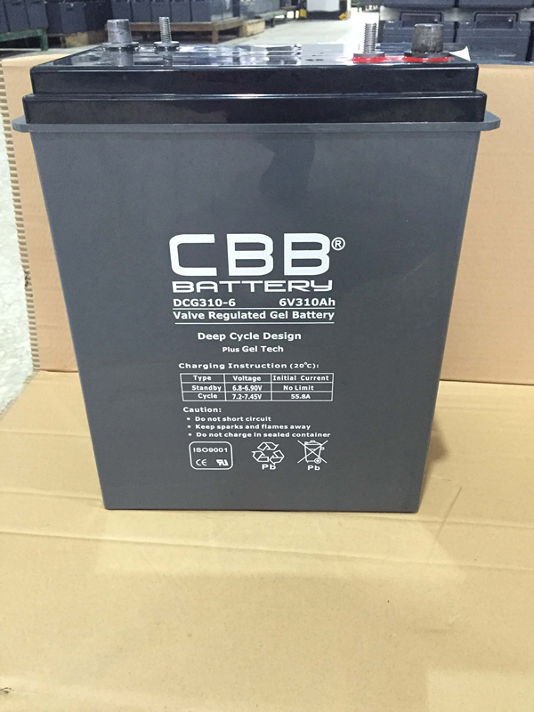 Cbb 6V 310ah Deep Cycle Gel Battery for Golf Cart