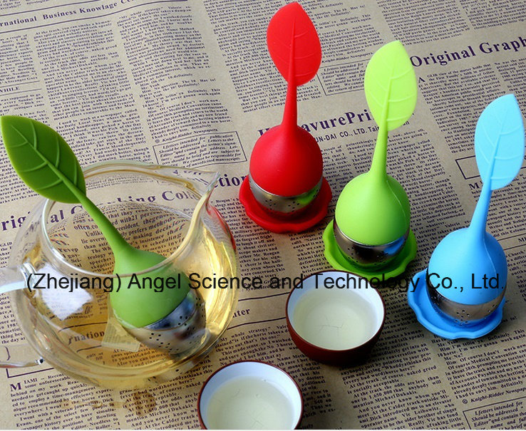 Promotional Silicone Tea Tool with Rustless Steel Infuser St12