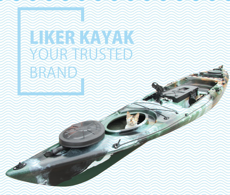 4.3m Single Fishing Kayaks for Sale Made by Liker Kayak