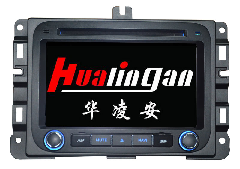 Hualingan GPS Navigation for Dodge RM 1500 Car DVD Player with 1080P HD Video Display