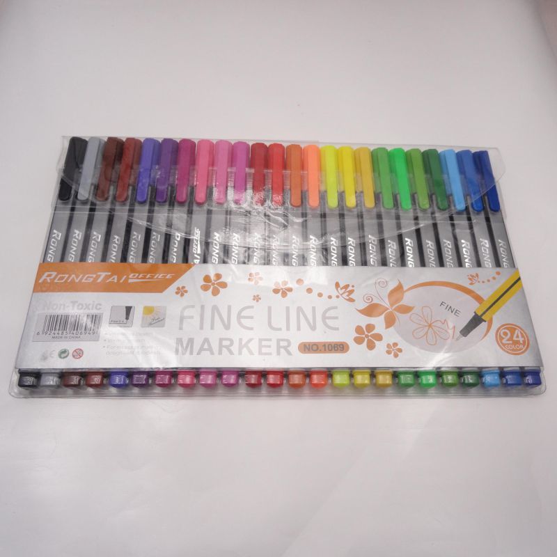 Non-Toxic 18 Color Fineliner Pen, Fine Line Marker