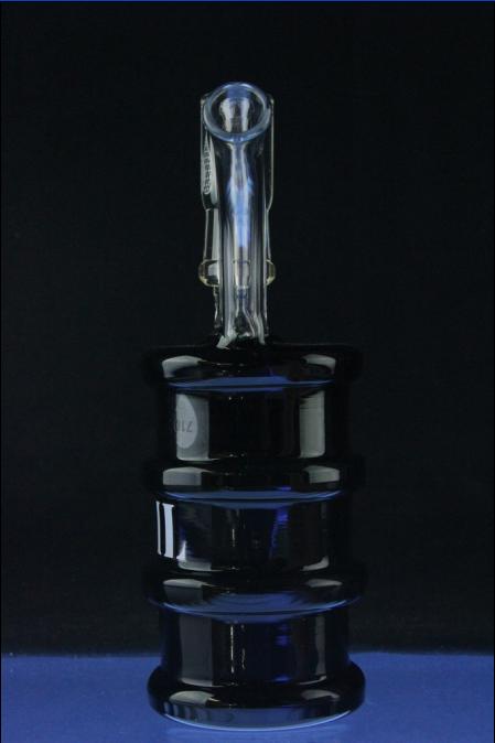 Black Oil Barrel Rig Hookah Glass Smoking Water Pipe (ES-GB-559)