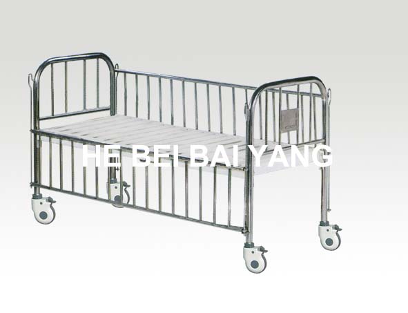 Child Bed with Stainless Steel Bed Head and Side Rail