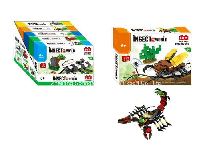 Boutique Building Block Toy for DIY Insect World-Stag Beetle