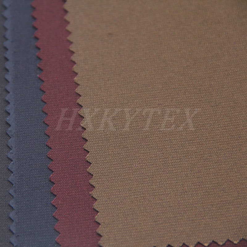 Lustre Fiber with Spandex Polyester Fabric for Casual Jacket