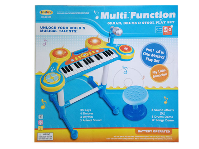 Luxury Electric Toy Kids Toy electronic Organ with Chair (H0072028)