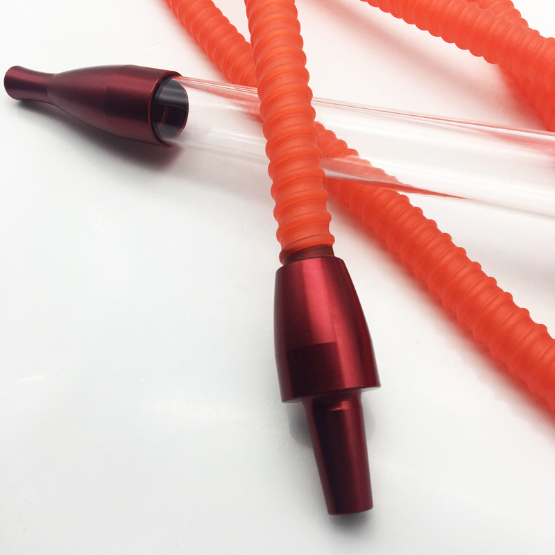 1.8m Length Red Acrylic Hookah Hose Pipe with Mouthpiece (ES-HH-003)