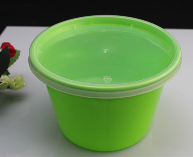 High Quality Green Color Microwave Safe Plastic Disposable Food Container