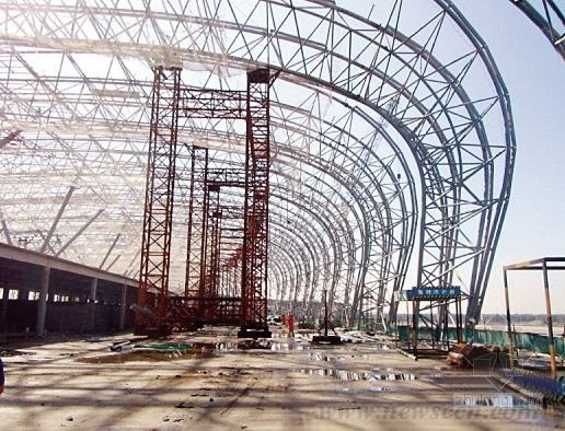 Low Cost Exhibition Hall Building Structral Design Steel Space Truss Structure
