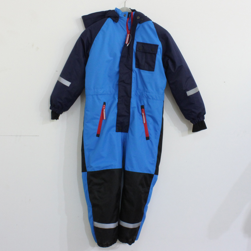 Blue Hooded Waterproof Sealant Jumpsuits