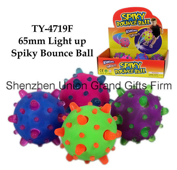 65mm Light up Spiky Bounce Ball