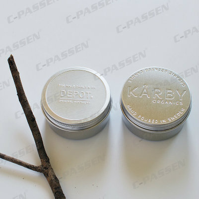 High-End Oxidized Silver Cosmetics Cream Jar