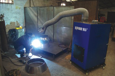 Moveable Filtration System Welding Absorption