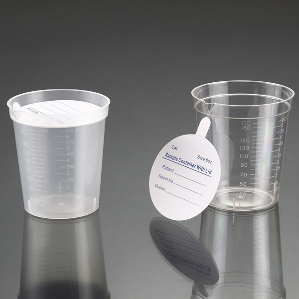 180ml Plastic Beaker for Easy Urine Collection
