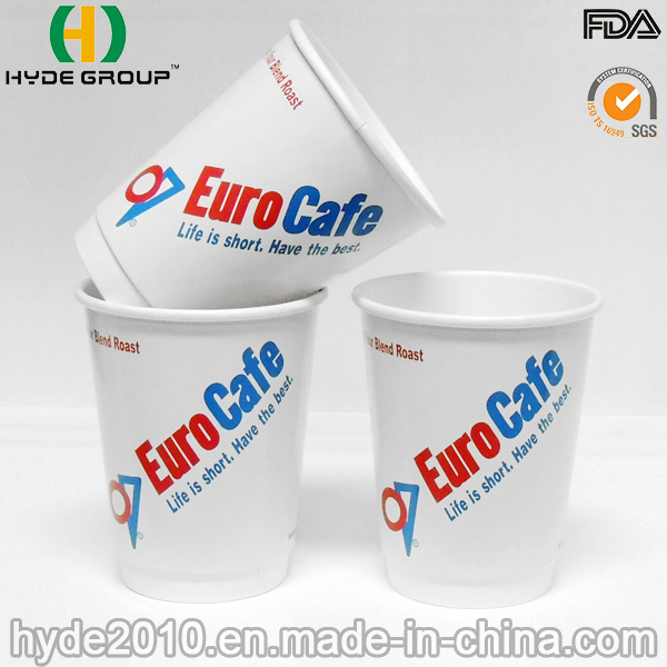 Double Wall Hot Coffee Paper Cup with Customized Logo (12oz)