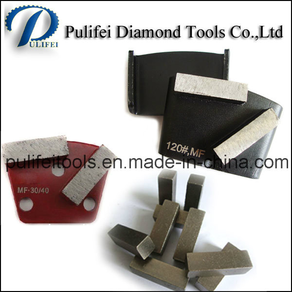 Block Shape Diamond Grinding Segment for Concrete Floor Grinding