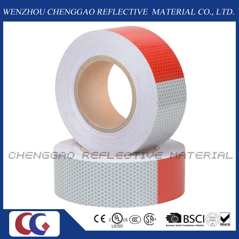 PVC Honeycomb Reflective Safety Warning Conspicuity Tape for Traffic Sign (C3500-B(D))