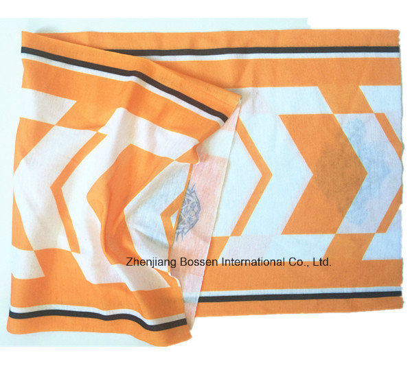 OEM Produce Customized Logo Printed Promotional Polyester Elastic Tubular Buff Bandana Headwear