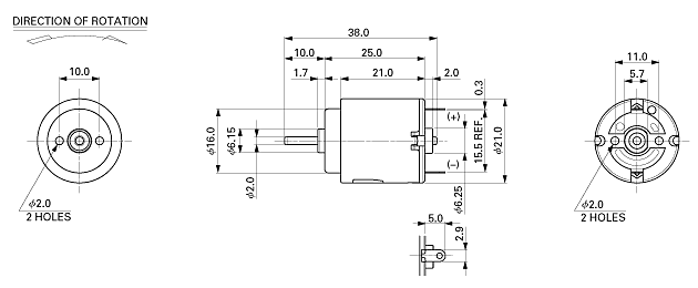 Re-140 Small Electrical Motor