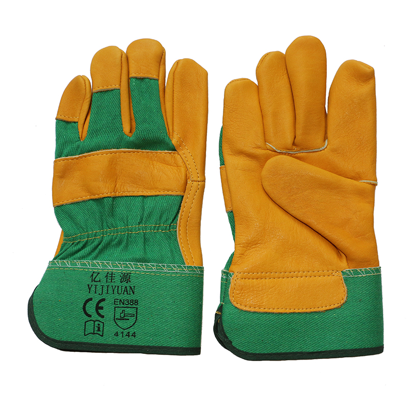 10.5 Inch Cow Top Grain Leather Work Gloves